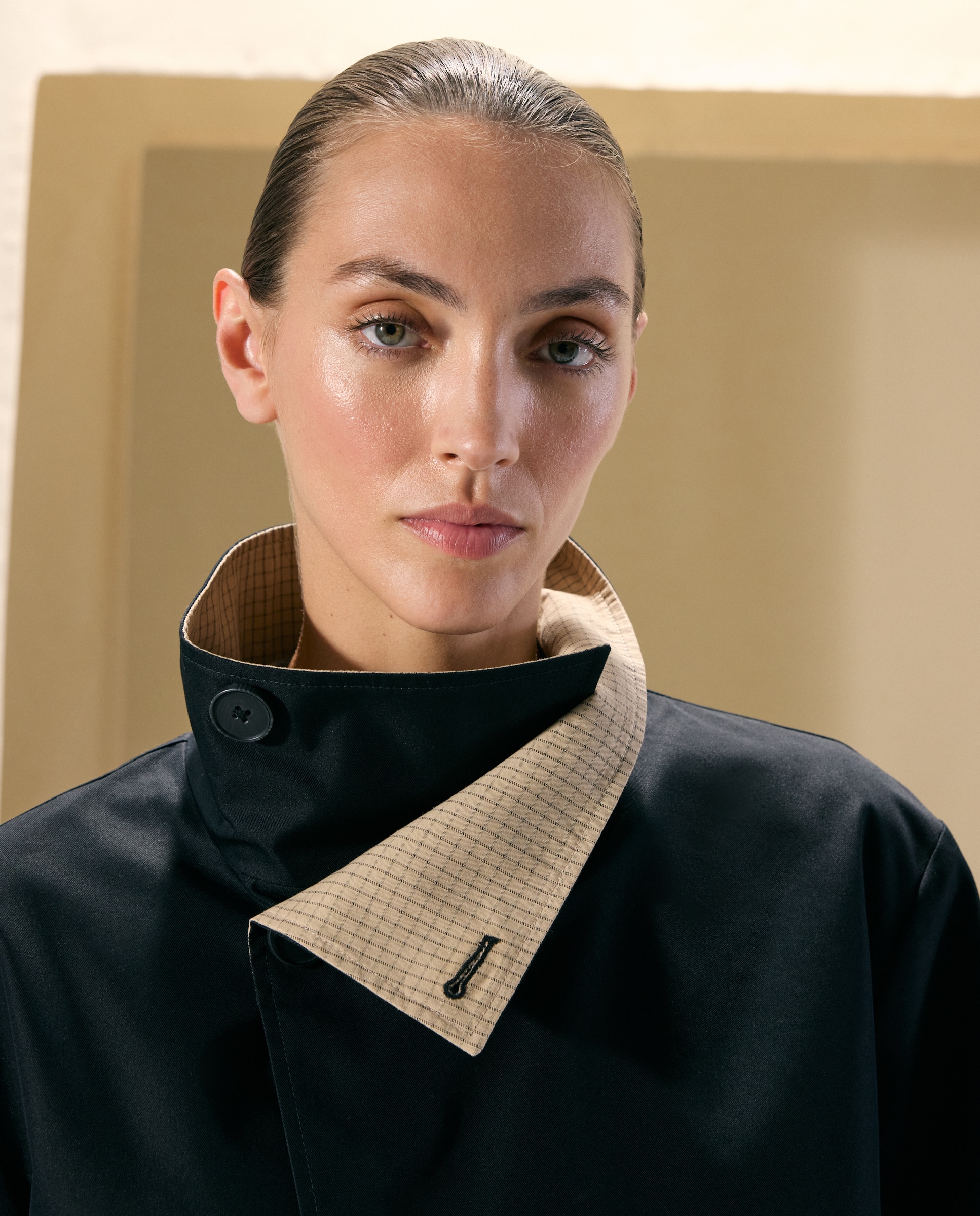 Parka de mujer algodón cuadros reversible - Woman El Corte Inglés - Negro Negro-5