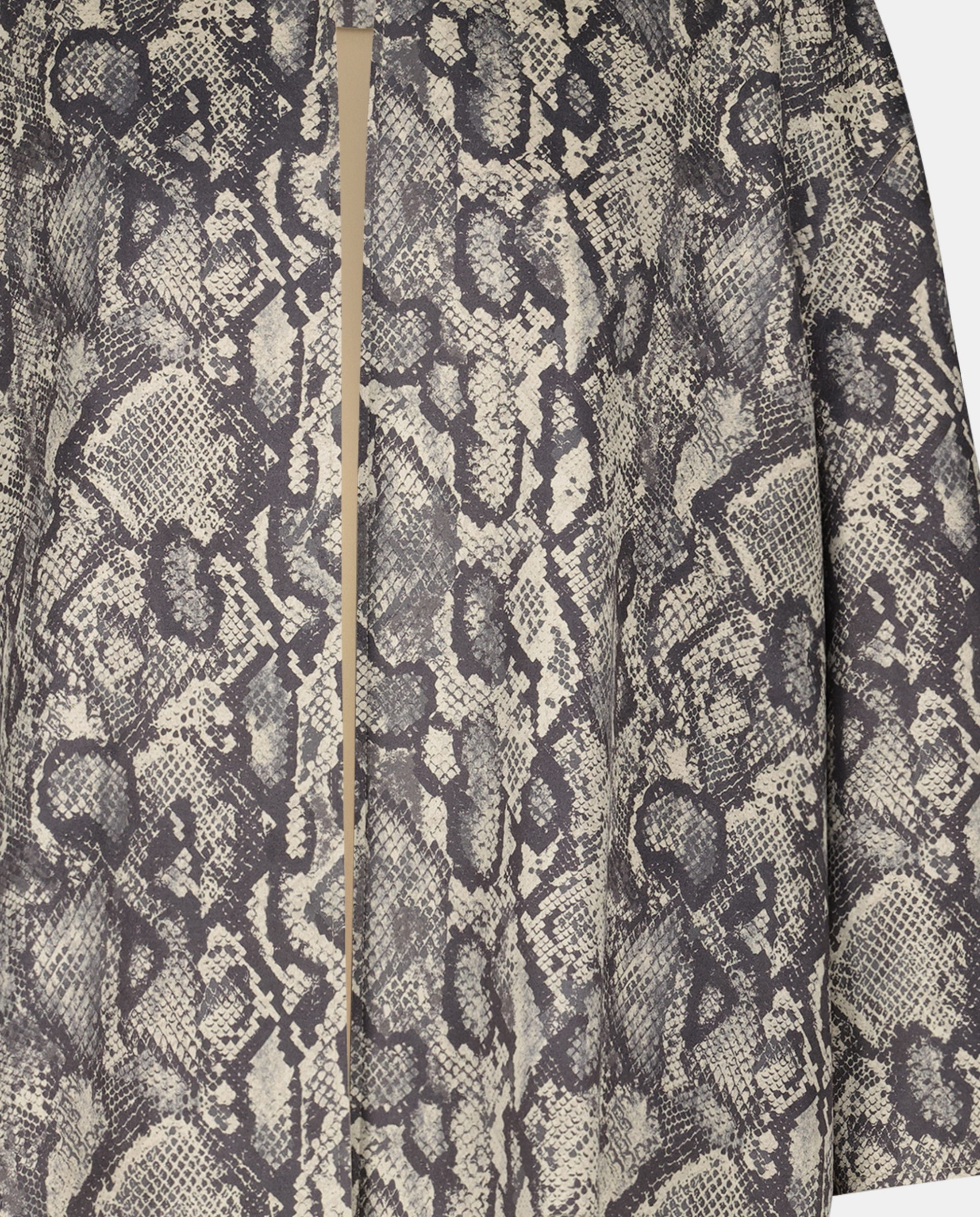 Casaco Estampado Preto-5