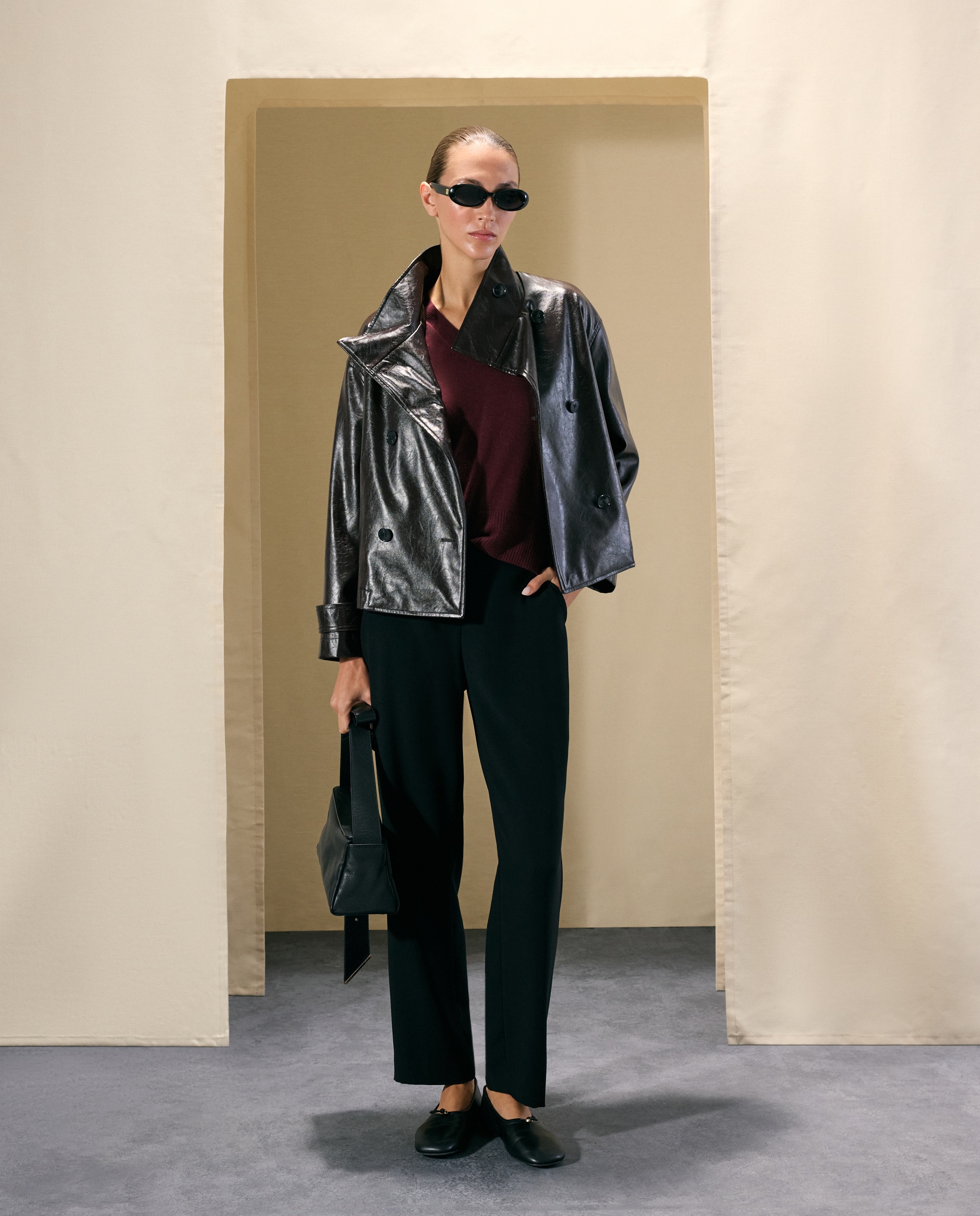 Parka de mujer shinny lisa - Woman El Corte Inglés - Burdeos Burdeos-2