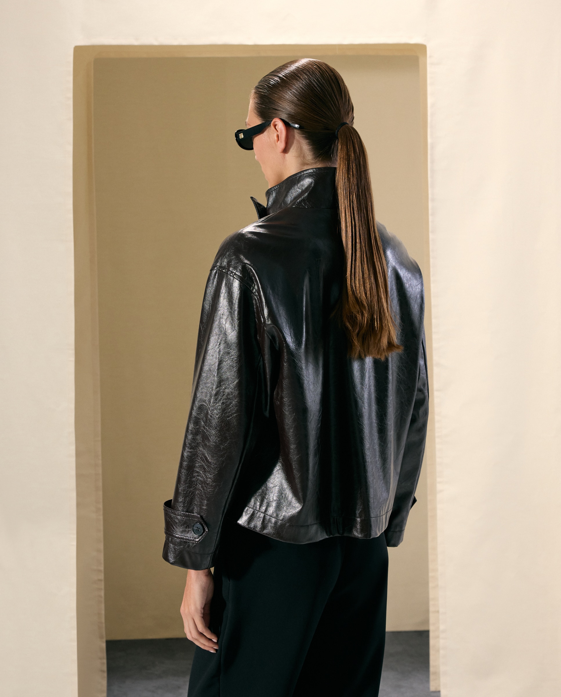 Parka de mujer shinny lisa - Woman El Corte Inglés - Burdeos Burdeos-4