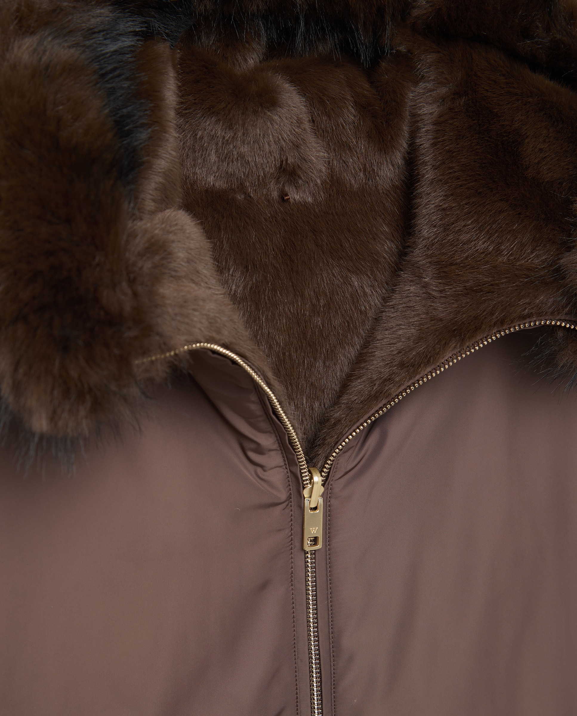 Imagen 2 de Parka larga reversible de mujer - Woman El Corte Inglés - Marrón Marrón