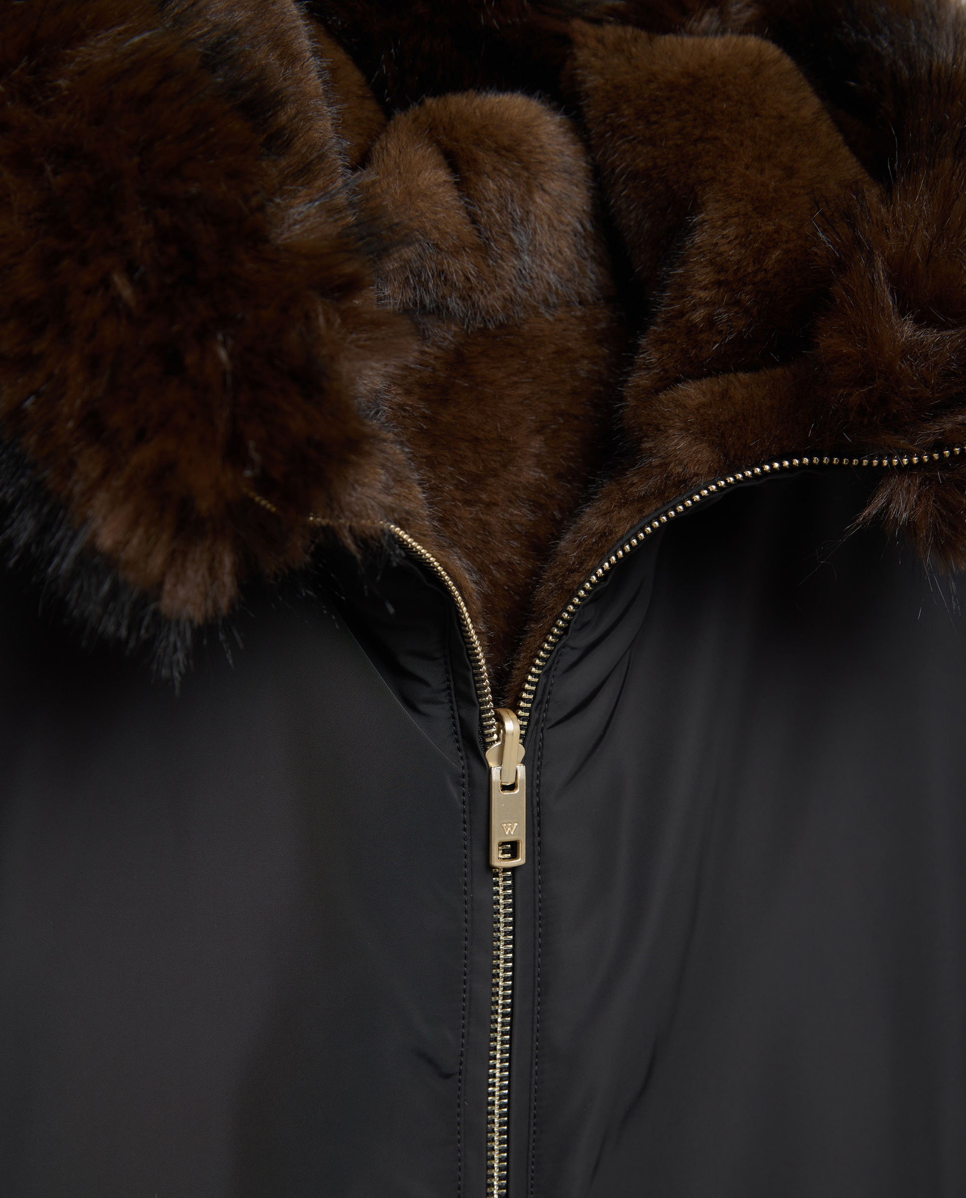 Imagen 2 de Parka larga reversible de mujer - Woman El Corte Inglés - Negro Negro