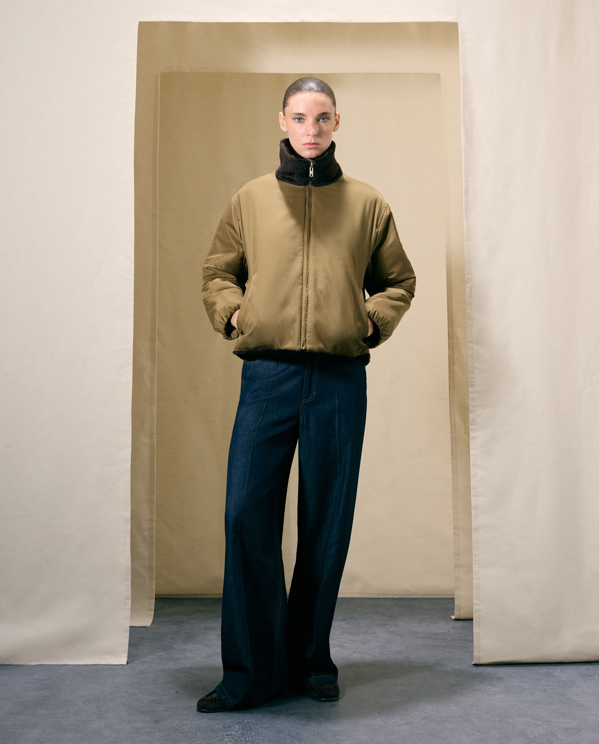 Imagen 2 de Parka corta reversible de mujer - Woman El Corte Inglés - 730 Camel 730 Camel