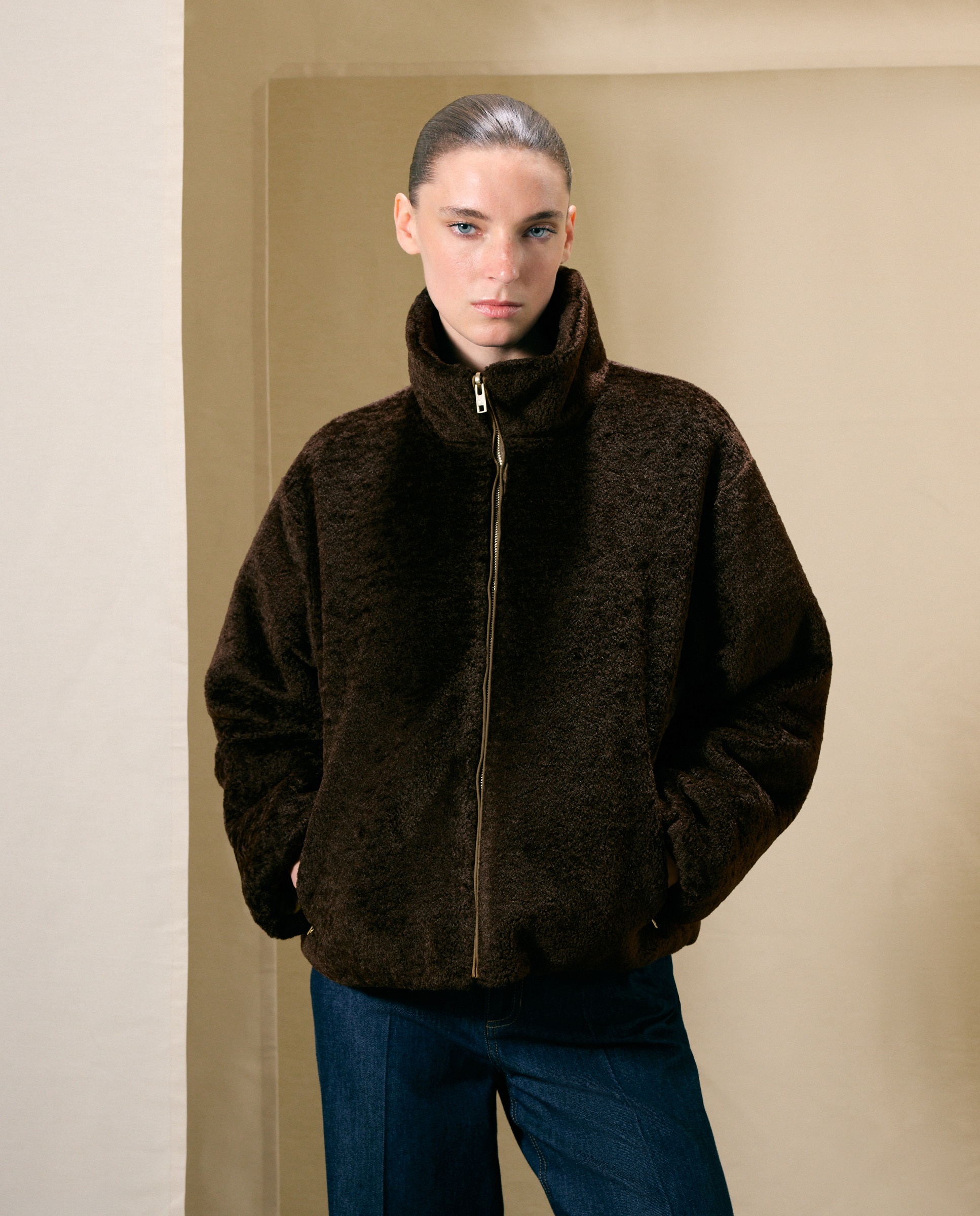 Imagen 3 de Parka corta reversible de mujer - Woman El Corte Inglés - 730 Camel 730 Camel