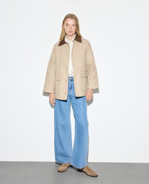 Imagem 0 de Parka Lisa Comprida