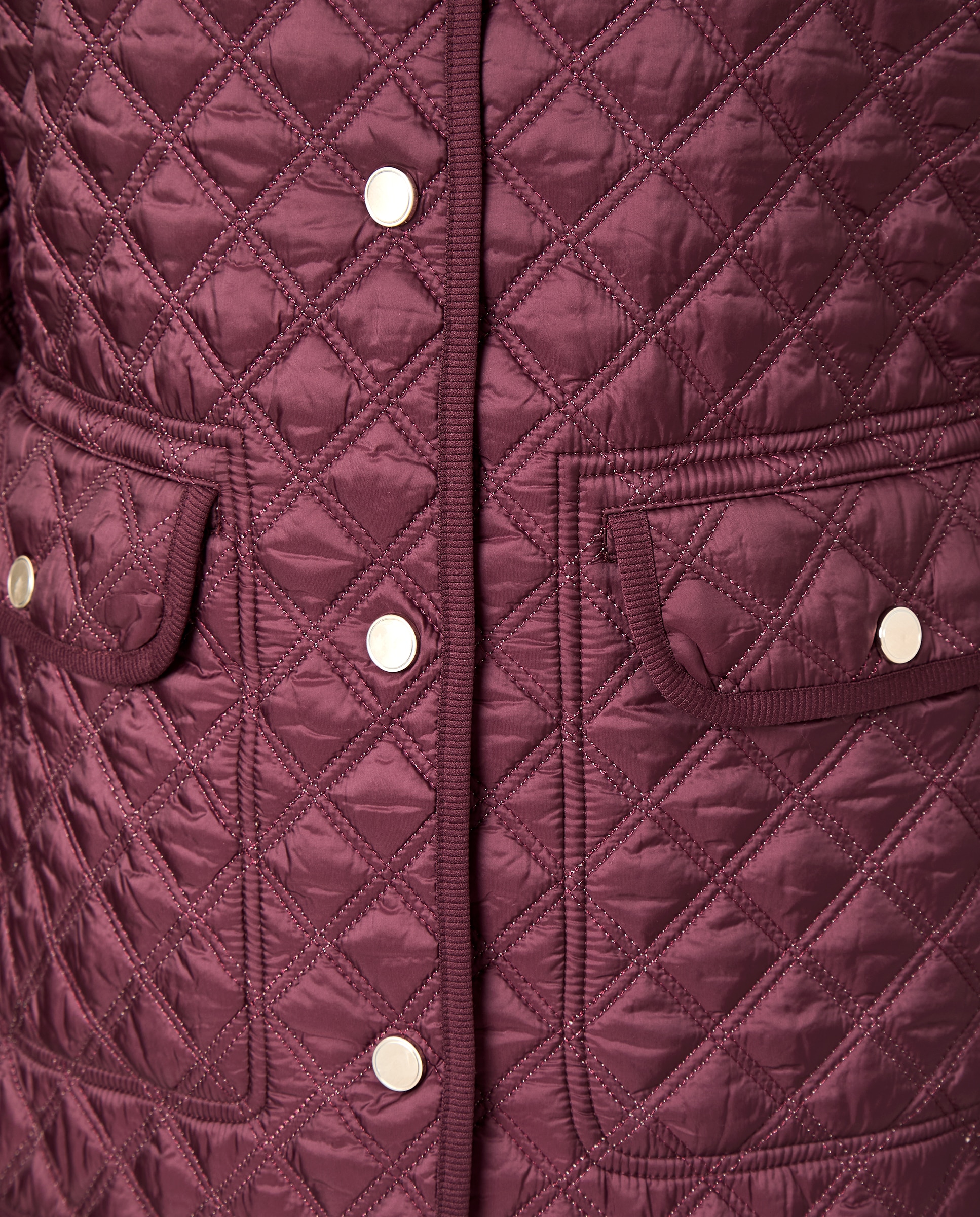 Blusão Acolchoado Liso Curto Bordeaux-6