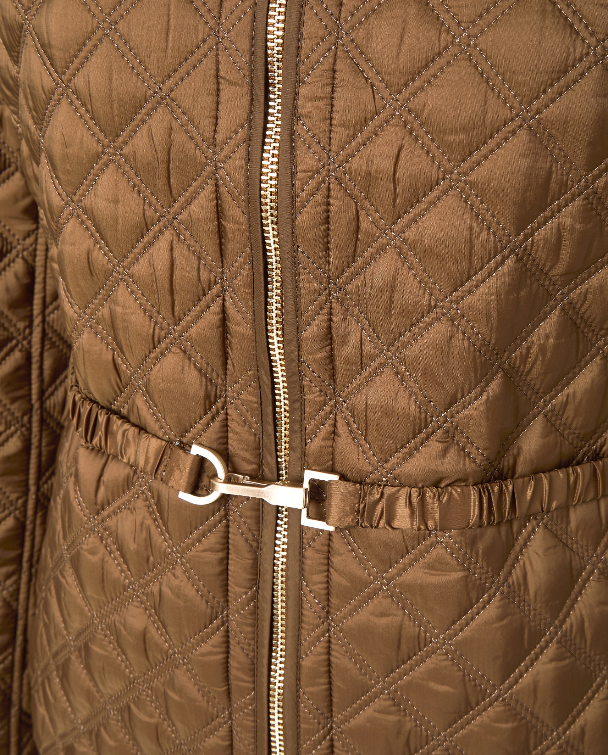 Casaco curto de senhora Toffee-7