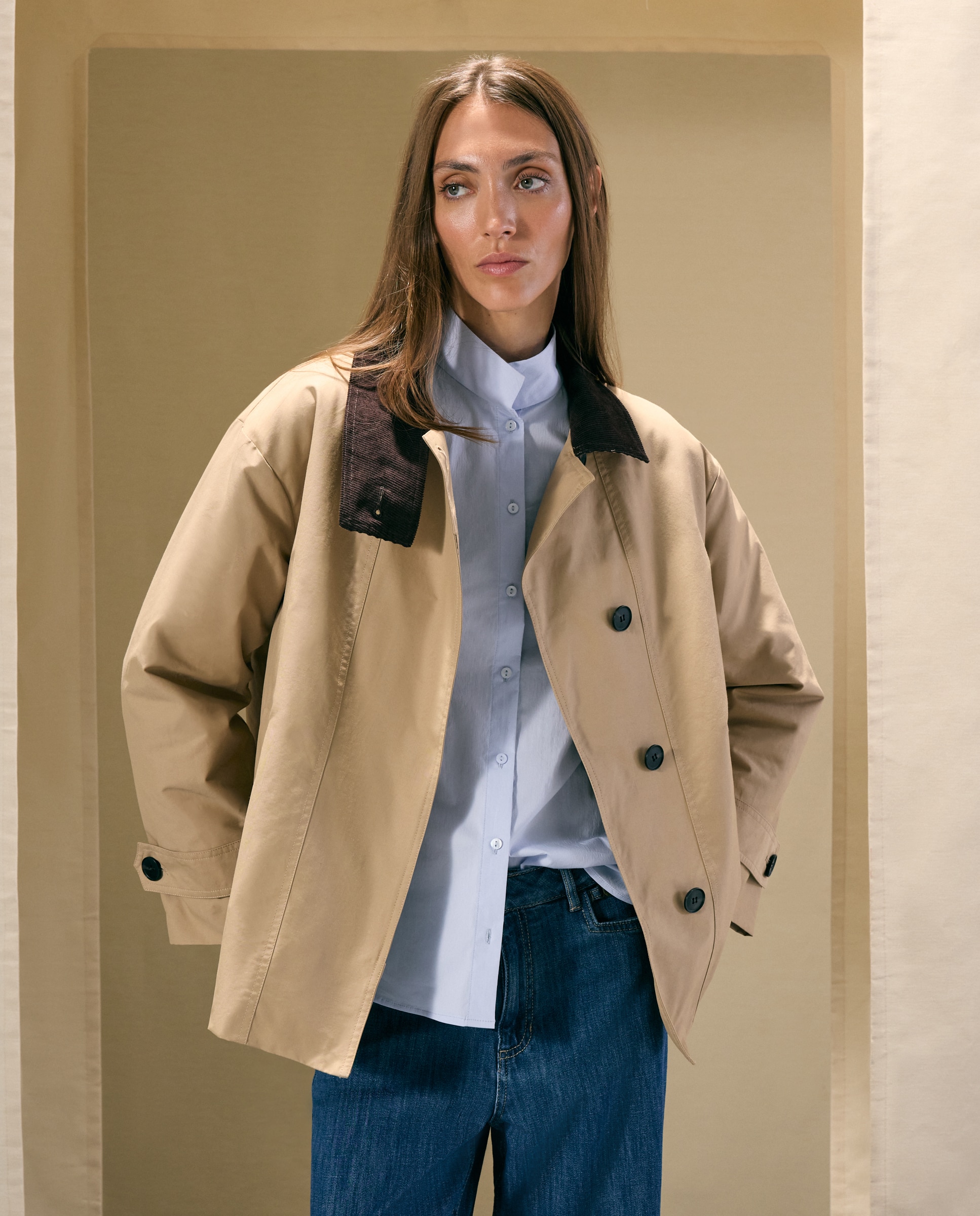 Parka sport cuello pana con padding de mujer - Woman El Corte Inglés - 730 Camel 730 Camel-2