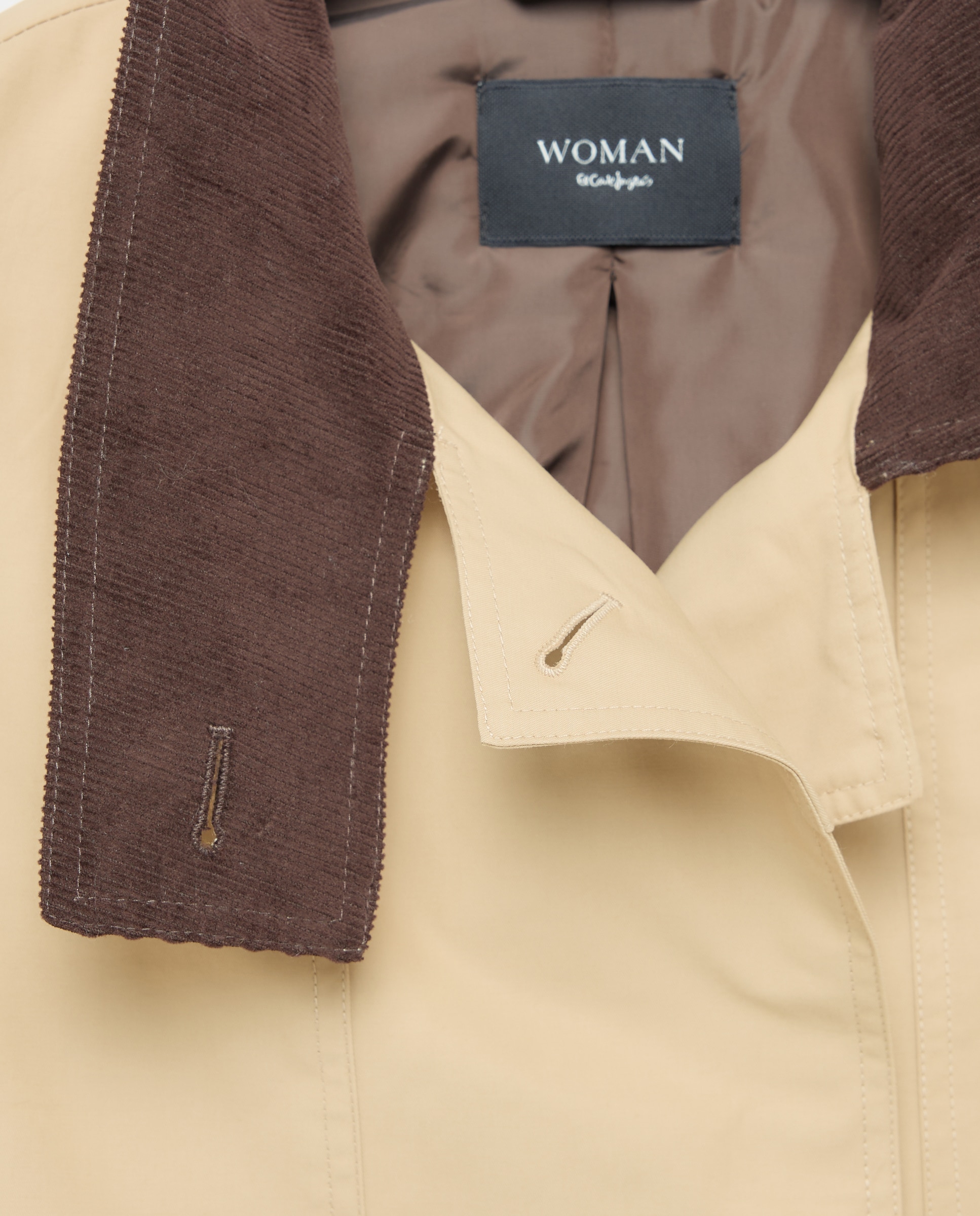 Parka sport cuello pana con padding de mujer - Woman El Corte Inglés - 730 Camel 730 Camel-6