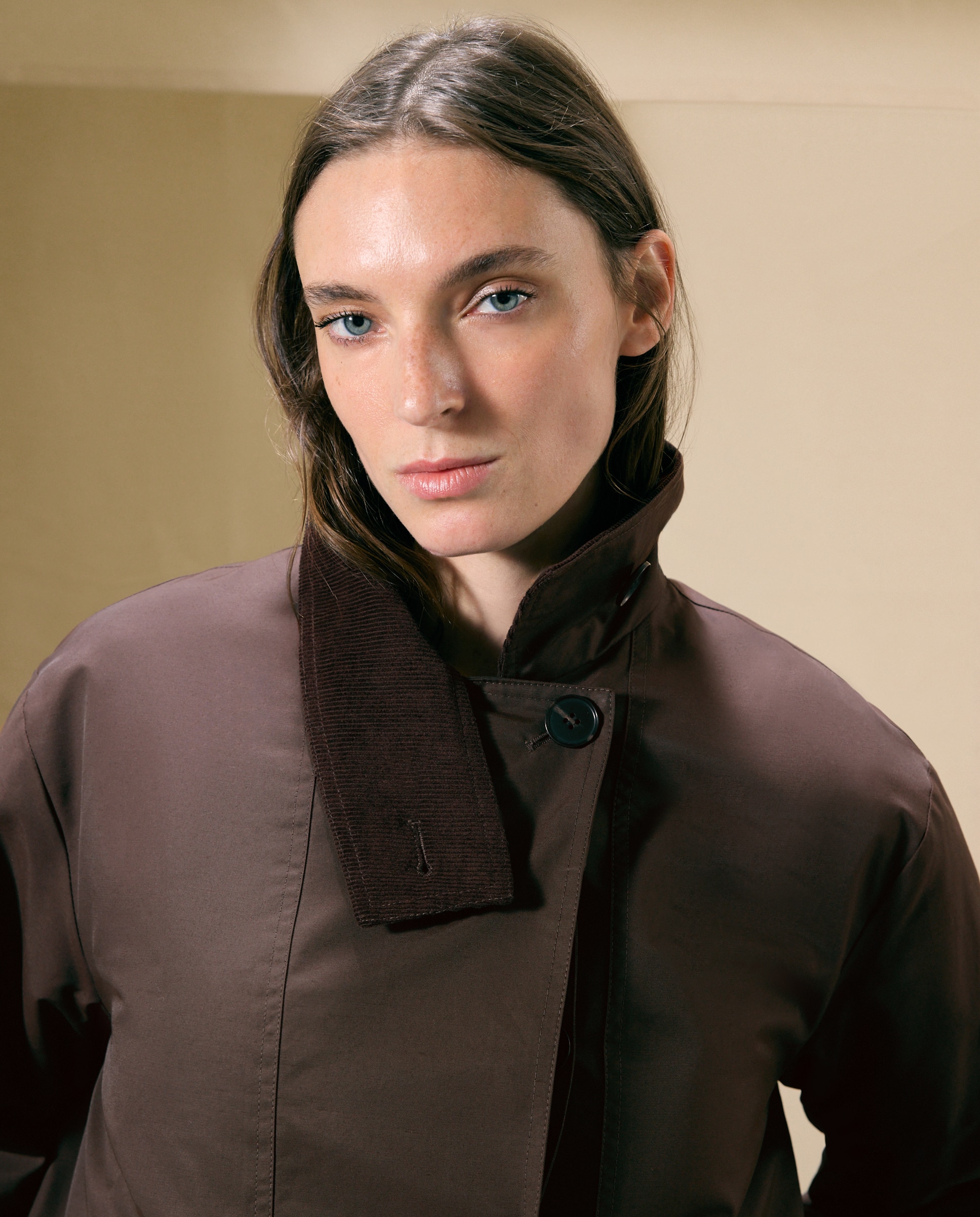 Parka sport cuello pana con padding de mujer - Woman El Corte Inglés - Marrón Marrón-5