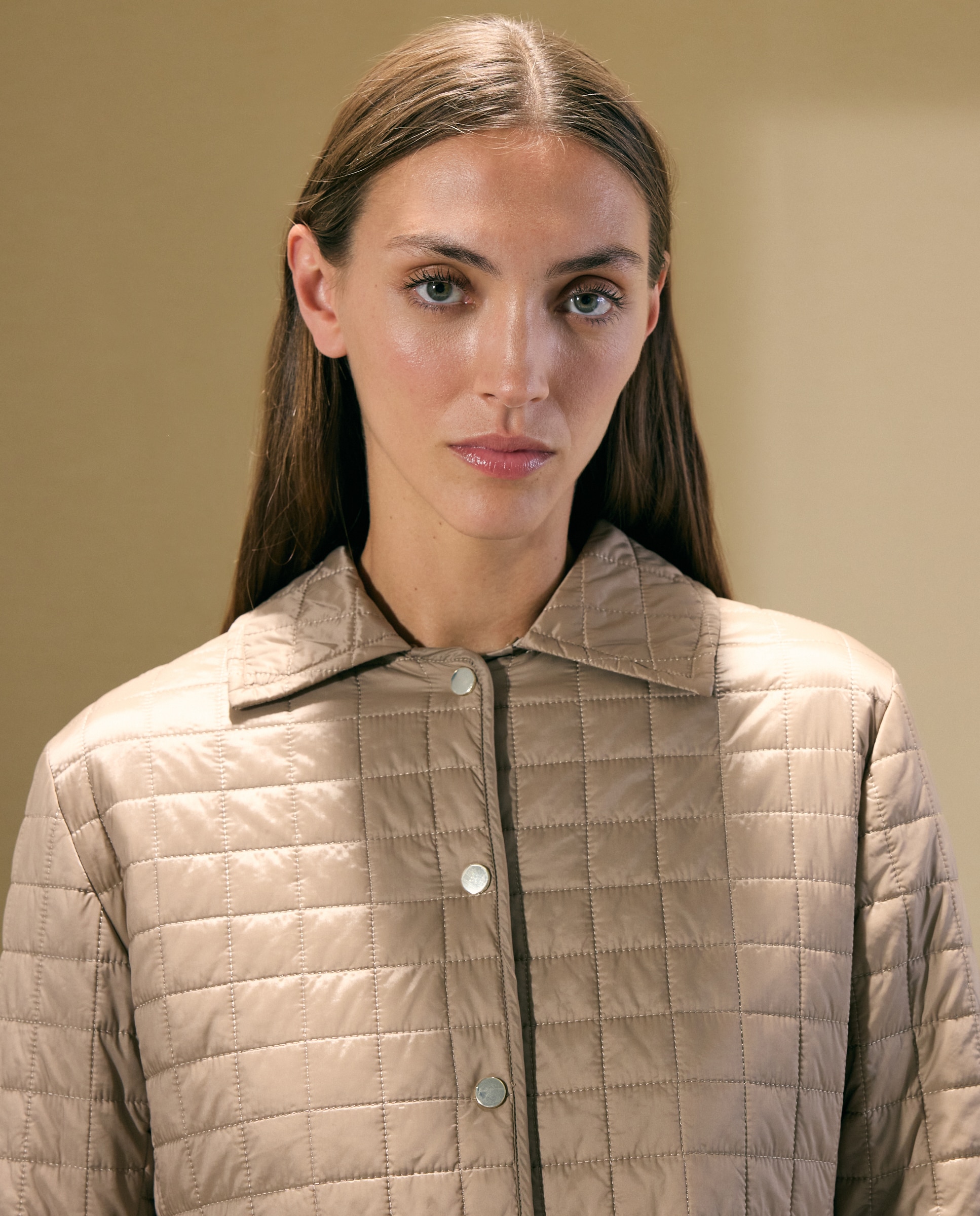 Parka Acolchoada com Detalhe de Pelo Torrado-4