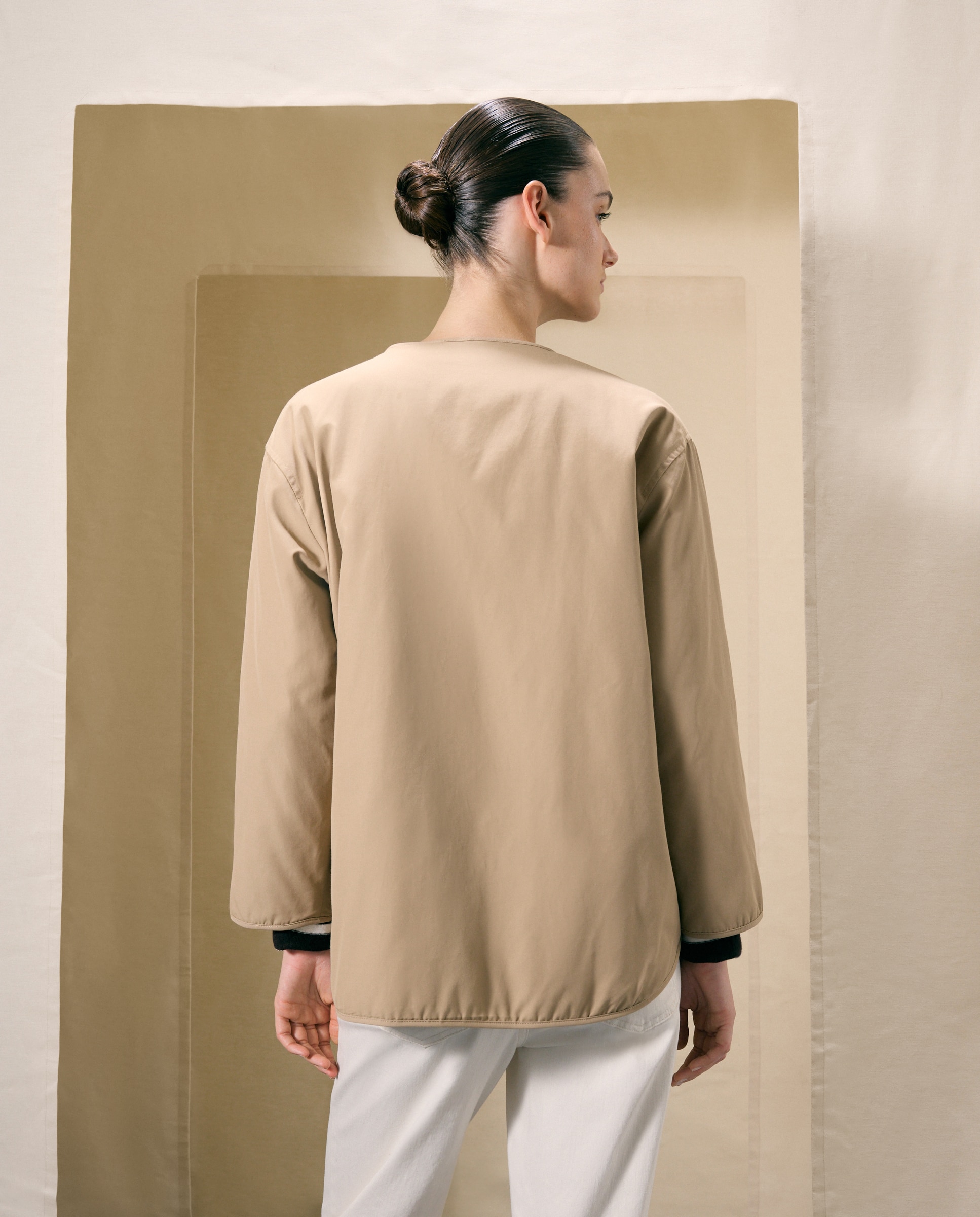 Parka de mujer con capucha y detalles a contraste - Woman El Corte Inglés - 730 Camel 730 Camel-4