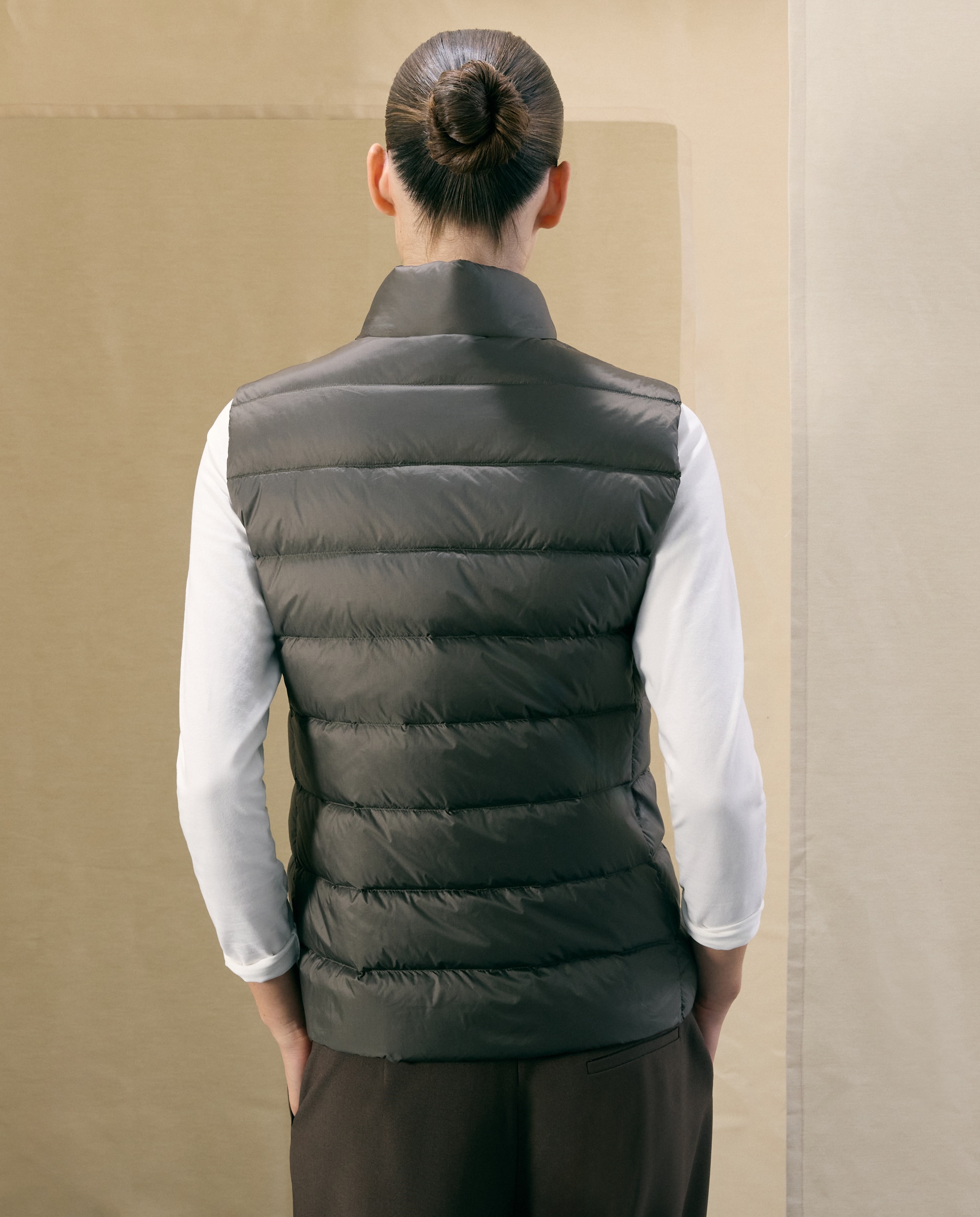 Chaleco ultraligero de mujer - Woman El Corte Inglés - Visón oscuro Visón oscuro-3