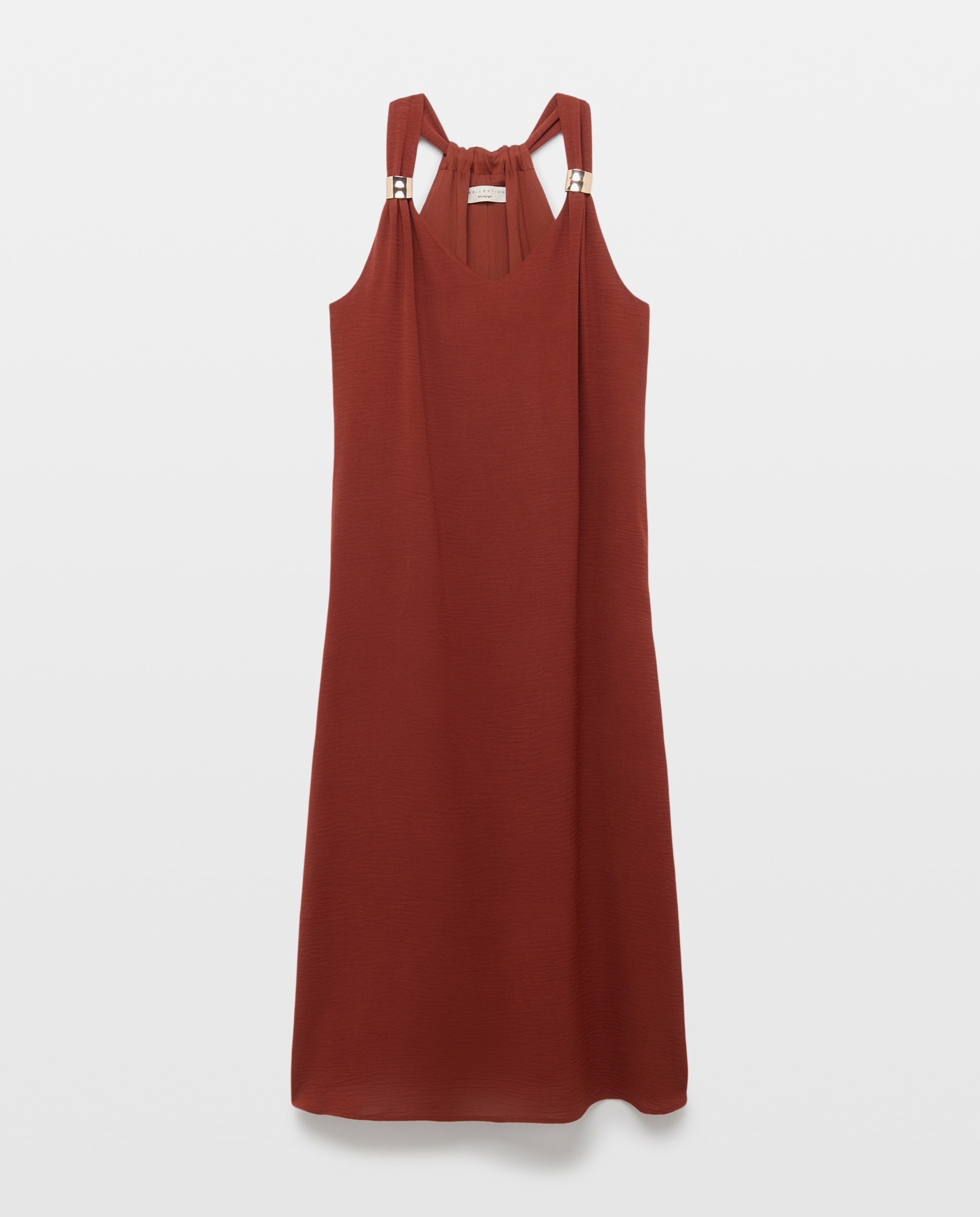 Imagen 5 de Vestido liso sin mangas - Woman El Corte Inglés - 770 Terracota 770 Terracota
