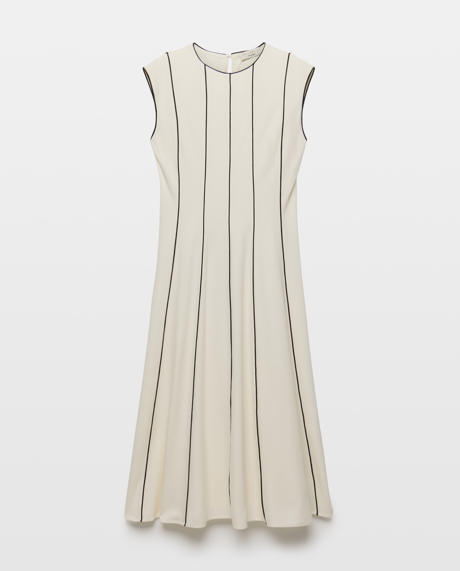 Woman El Corte Inglés - Vestido midi sin mangas.