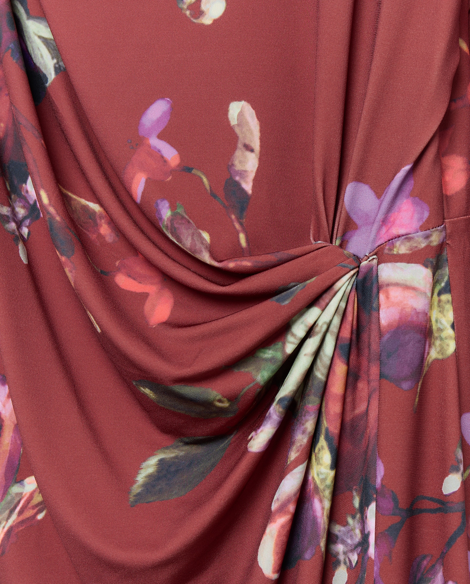 Imagen 2 de Vestido manga larga allover print floral - Woman El Corte Inglés - Azul Azul