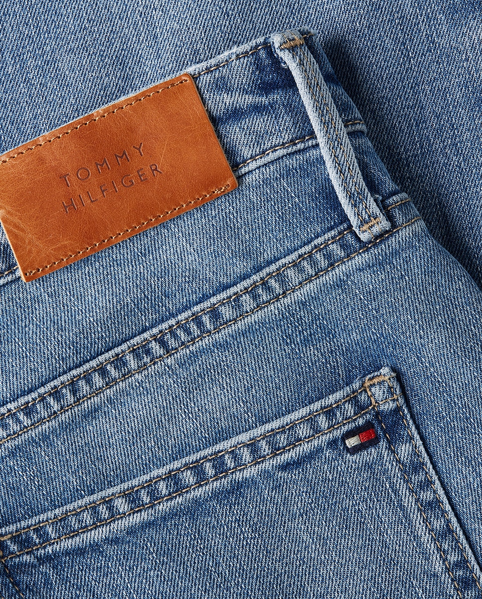 Jeans Bootcut com Cintura Regular Azul-5