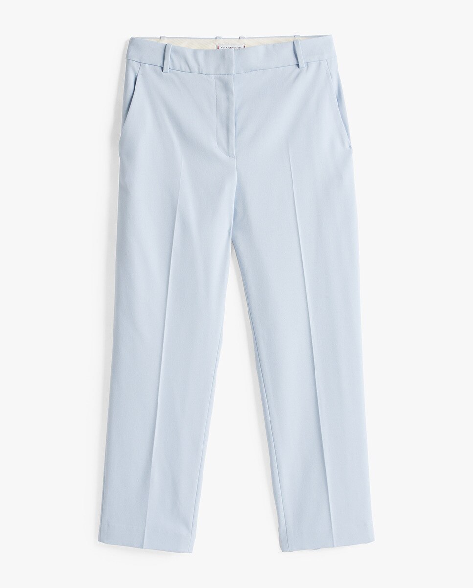 Calças Chino Slim Straight Azul-claro-5