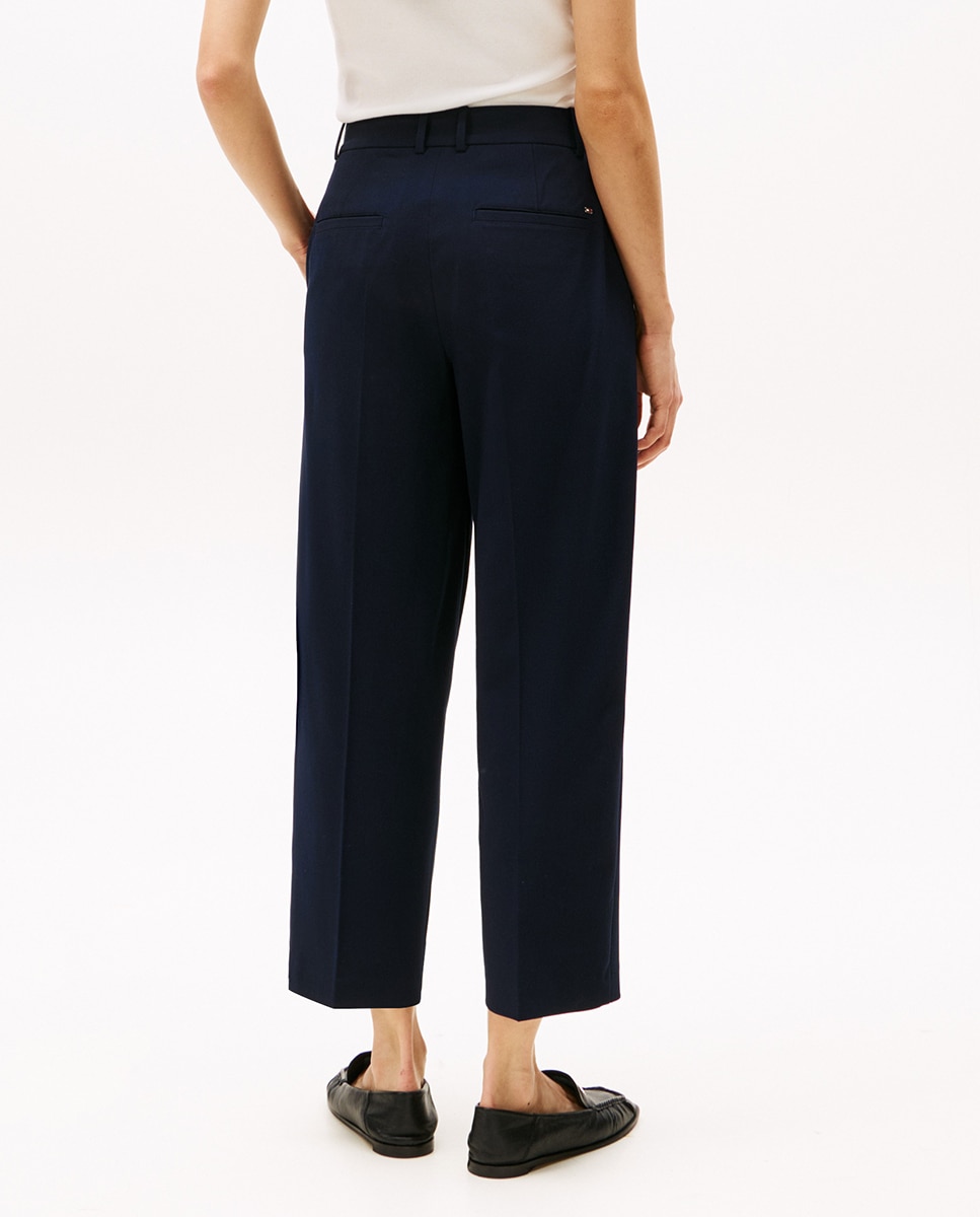 Calças Chino Tapered Azul-marinho-3