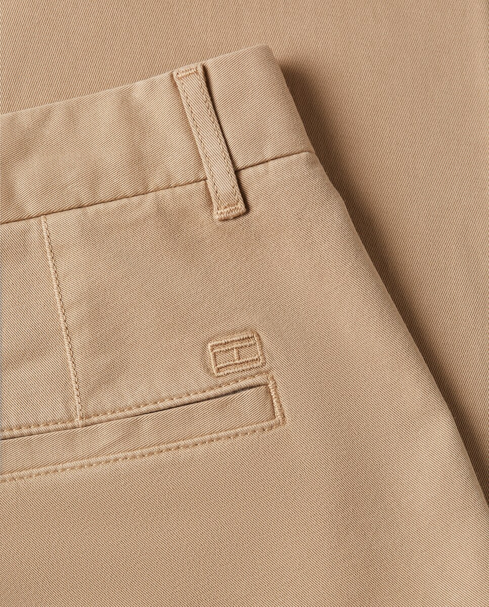 Calças Chino Slim Fit Bege-4