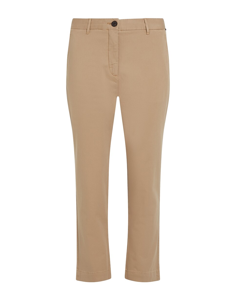 Calças Chino Slim Fit Bege-5
