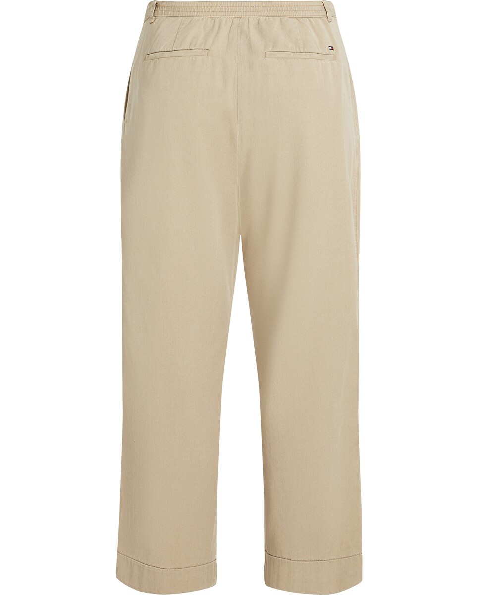 Calças Chino Relaxed Straight Bege-6