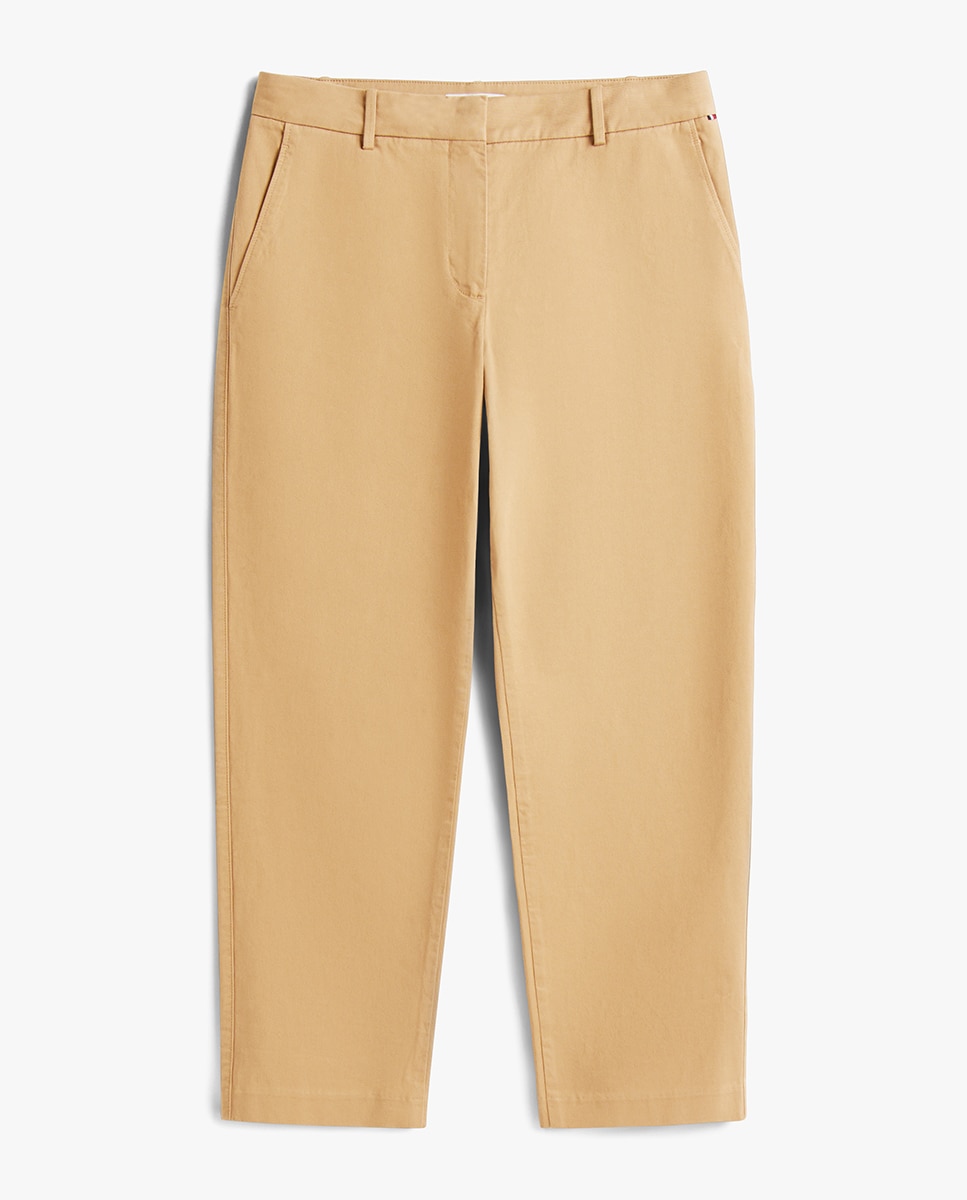 Calças Chino Slim Fit Regular Camel-5