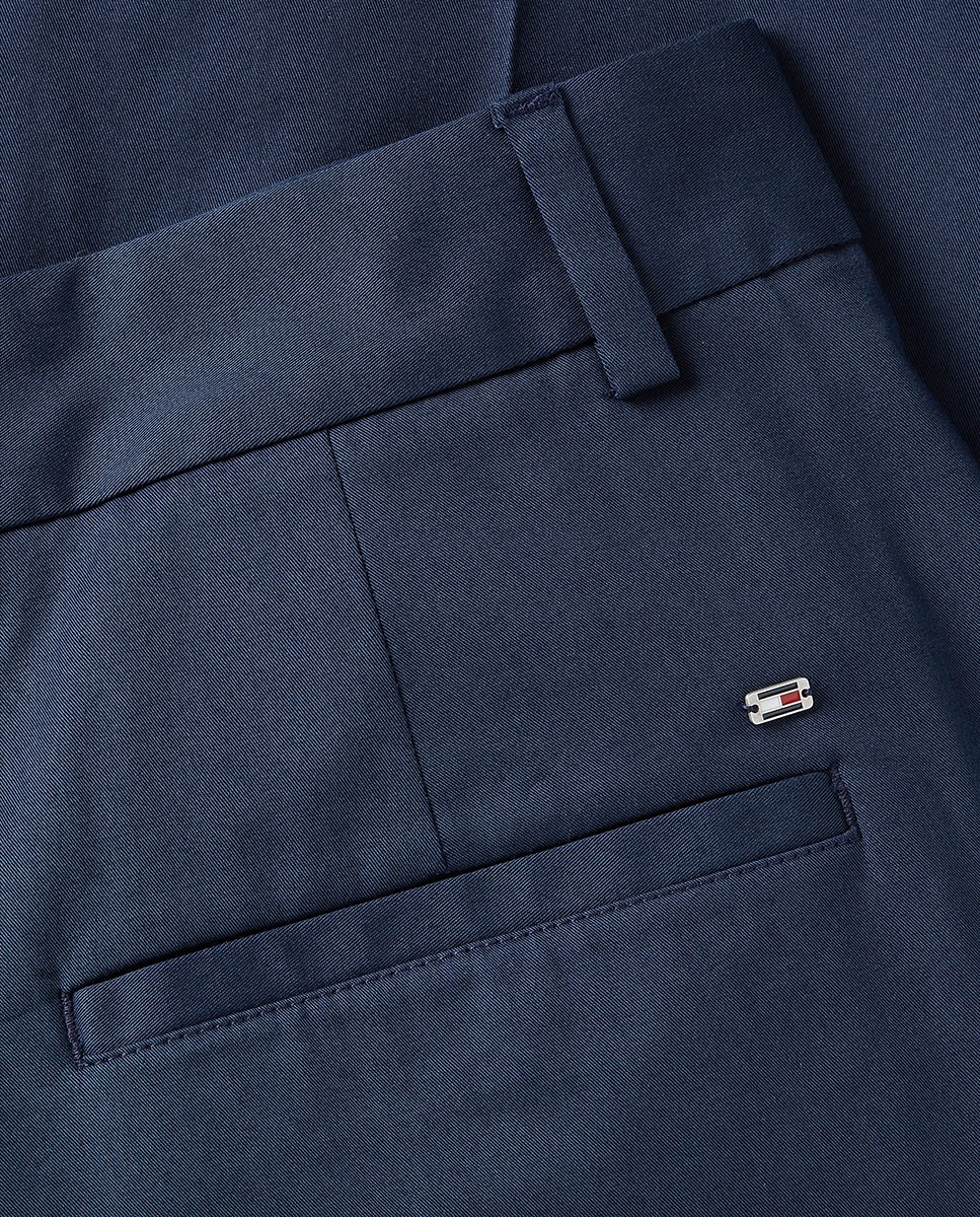 Calças Chino Clássicas Azul-marinho-6