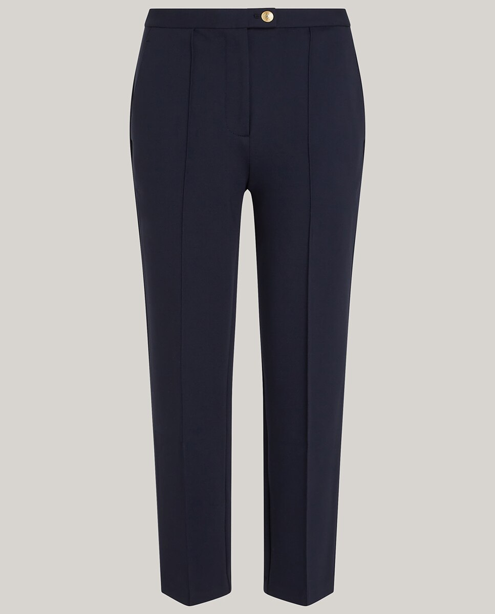 Calças Regular Slim Fit Azul-marinho-6
