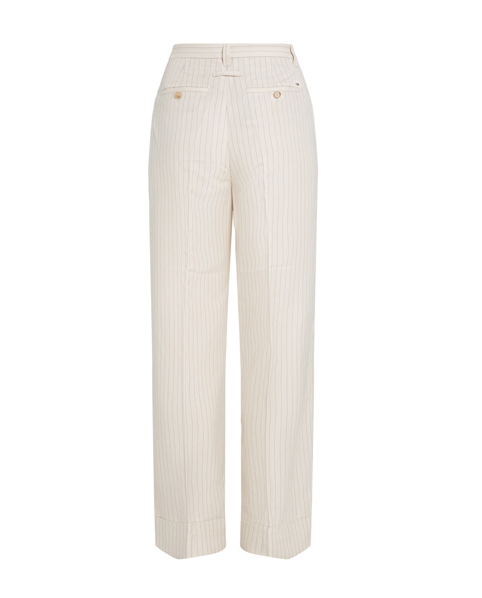 Calças Wide Leg Branco-7