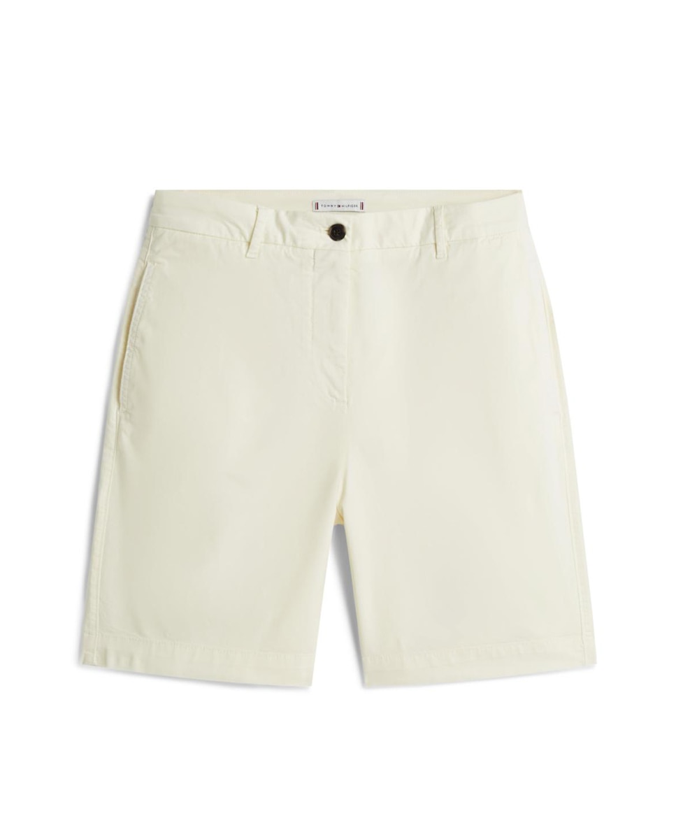 Imagem 0 de Bermudas Chino de Cintura Média e Corte Regular
