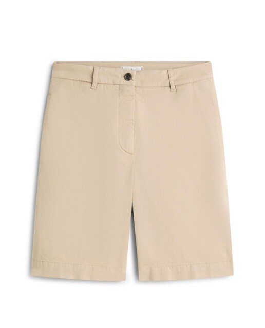 Imagem 0 de Bermudas Chino de Cintura Média e Corte Regular