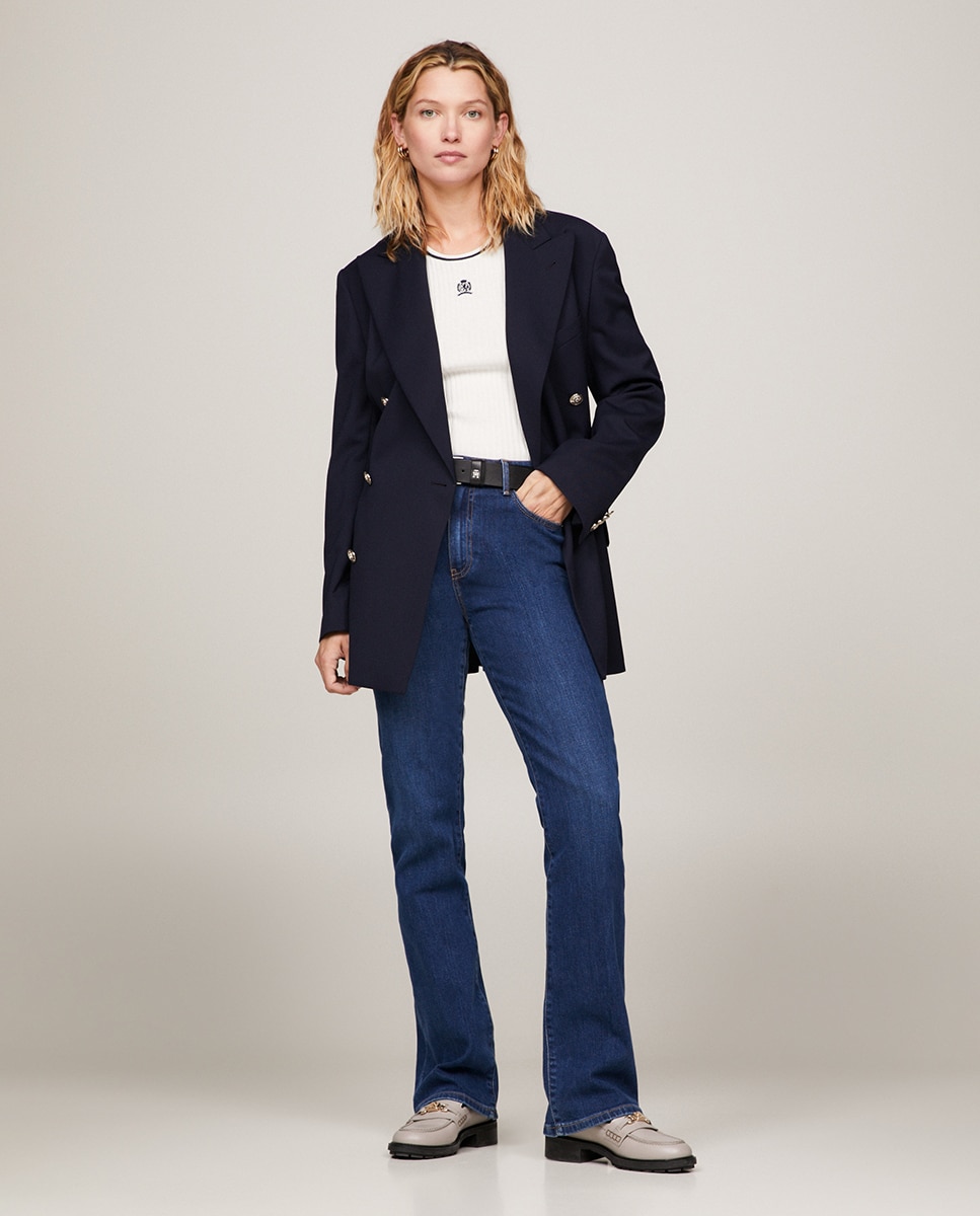 Jeans Bootcut Regular Azul-1