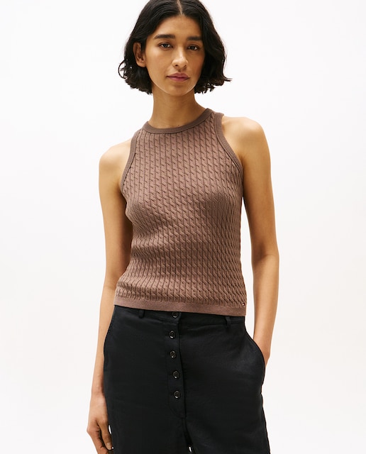 Imagen 0 de Jersey de mujer de punto sin mangas