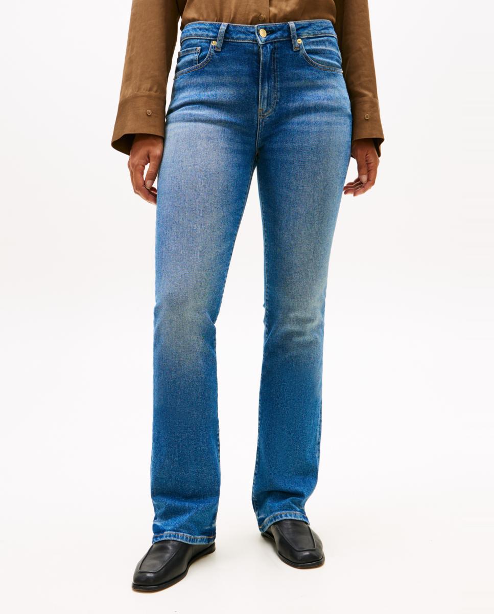 Jeans à Boca de Sino Azul-2