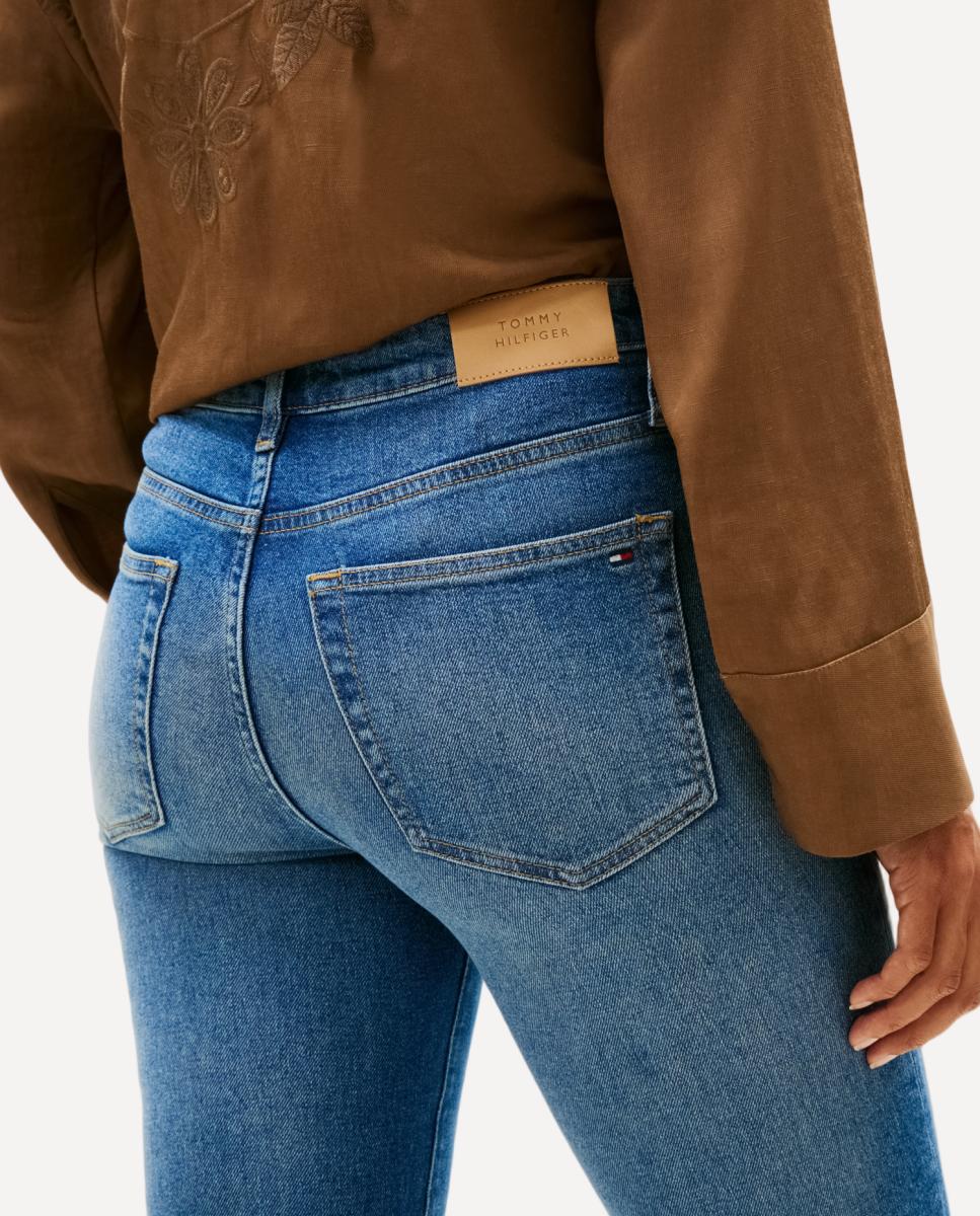 Jeans à Boca de Sino Azul-3