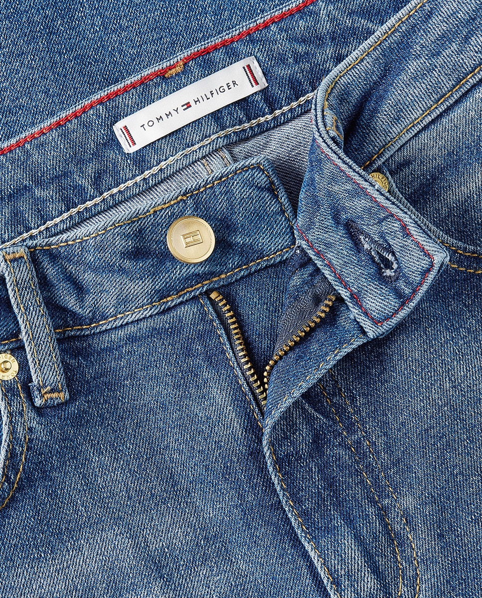 Jeans à Boca de Sino Azul-7