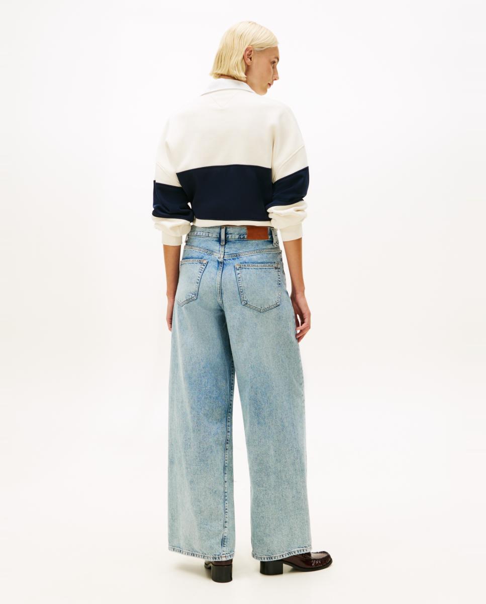Jeans Wide Leg Azul-3