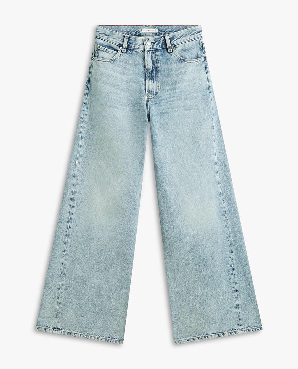 Jeans Wide Leg Azul-5