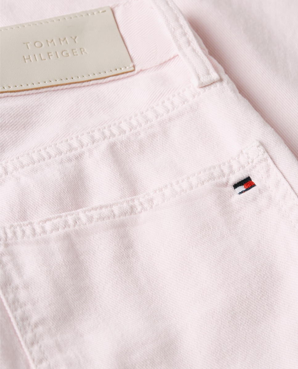 Jeans de Silhueta Barrel Rosa-claro-4