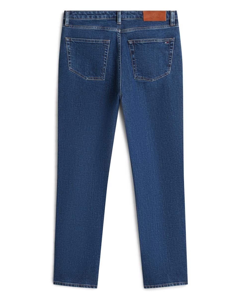 Jeans Straight Clássicas Azul-2