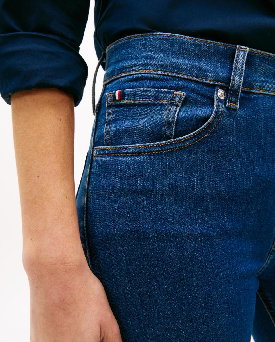 Jeans à Boca de Sino Azul-4