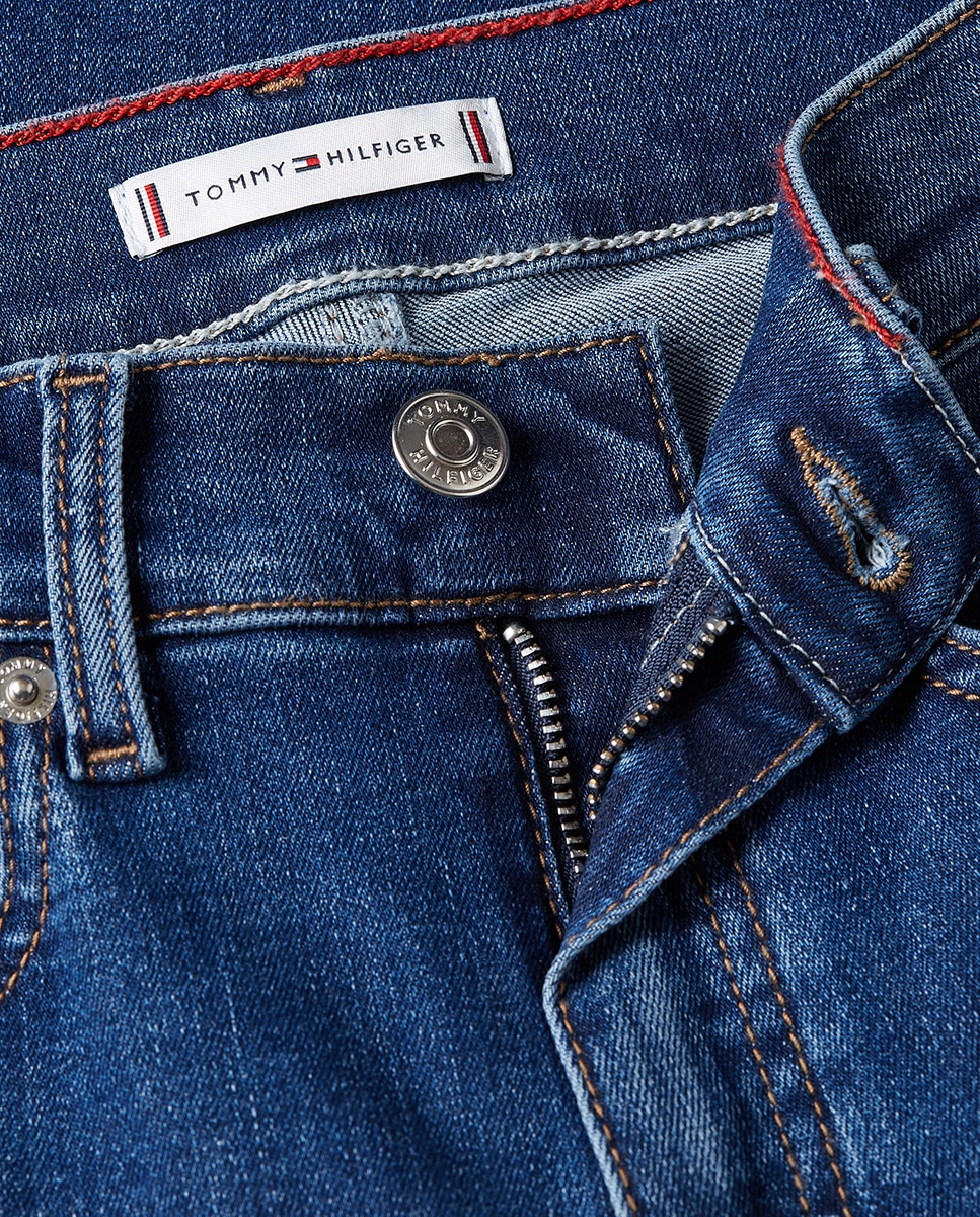 Jeans à Boca de Sino Azul-7