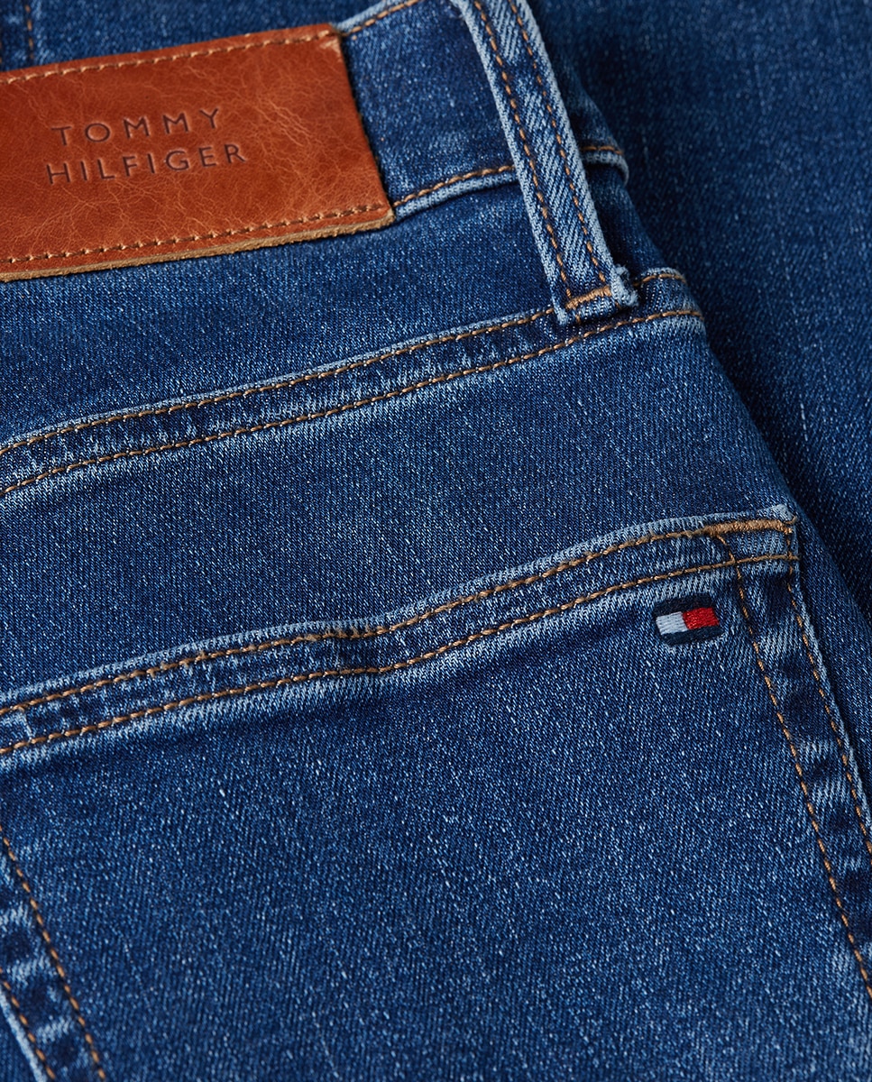 Jeans à Boca de Sino Azul-8