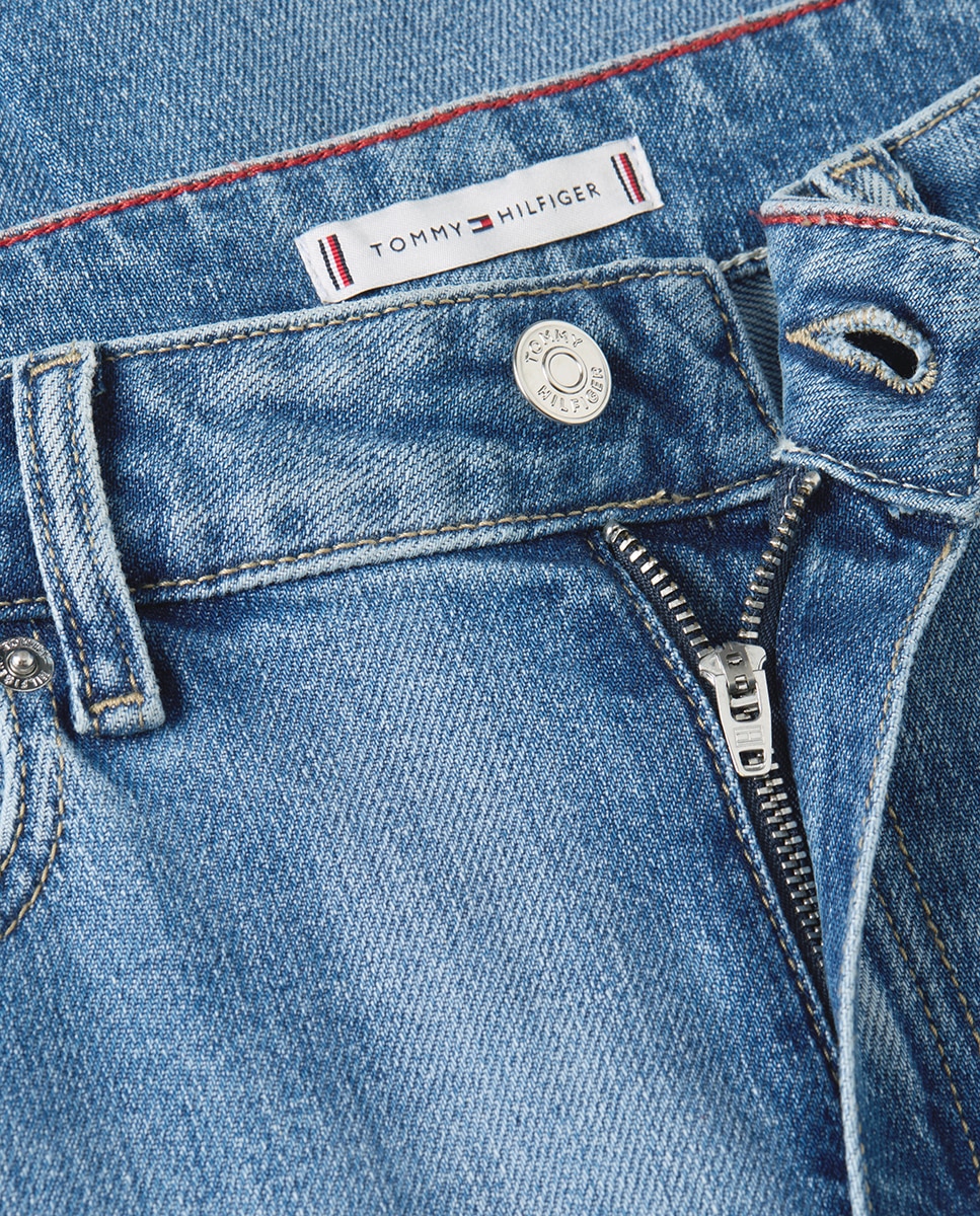 Jeans slim Azul-3