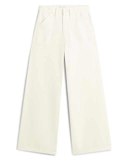 Imagem 0 de Jeans de Cintura Subida e Perna Larga