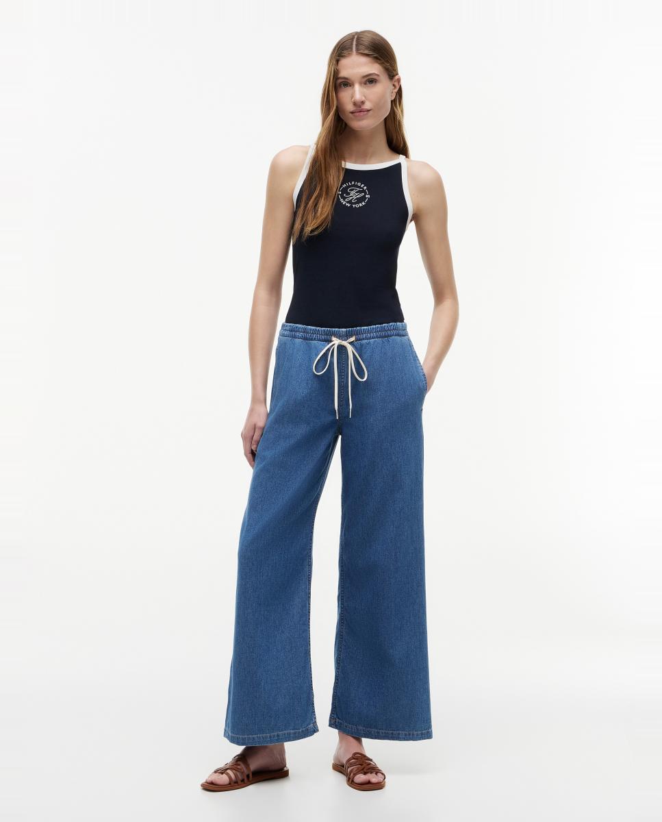 Imagem 0 de Jeans com Cintura Elástica