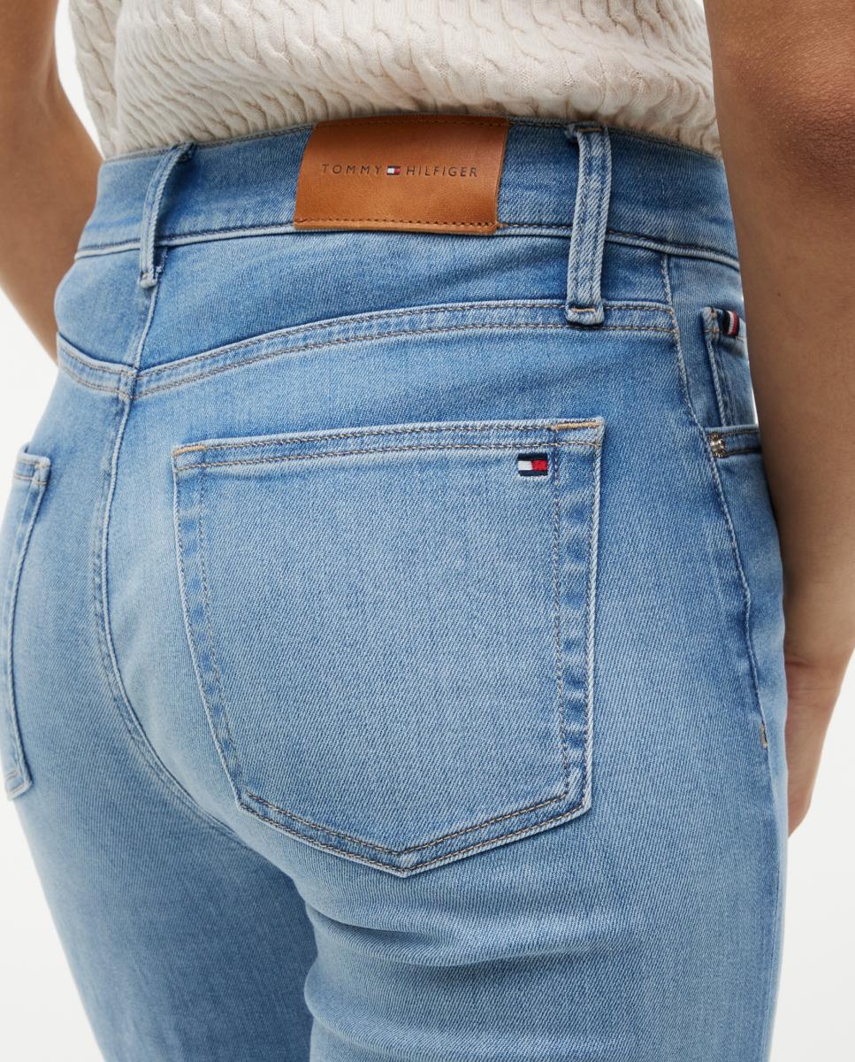 Jeans à Boca de Sino Azul-claro-3