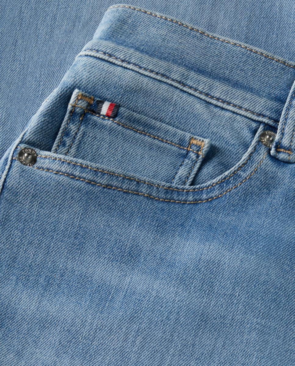 Jeans à Boca de Sino Azul-claro-8