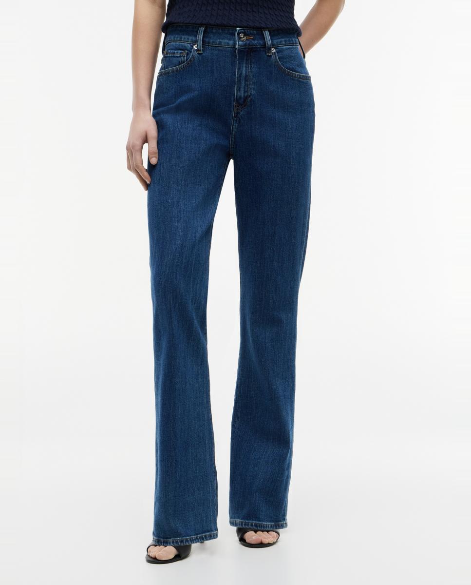 Jeans à Boca de Sino Azul-2